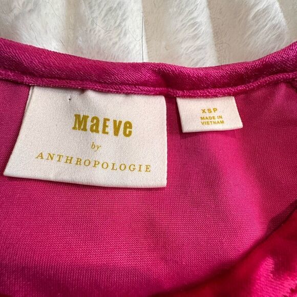 Velvet Pink Candace Shirt by Mauve for Anthropologie - Picture 4 of 8